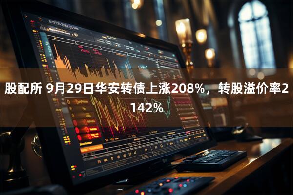 股配所 9月29日华安转债上涨208%，转股溢价率2142%